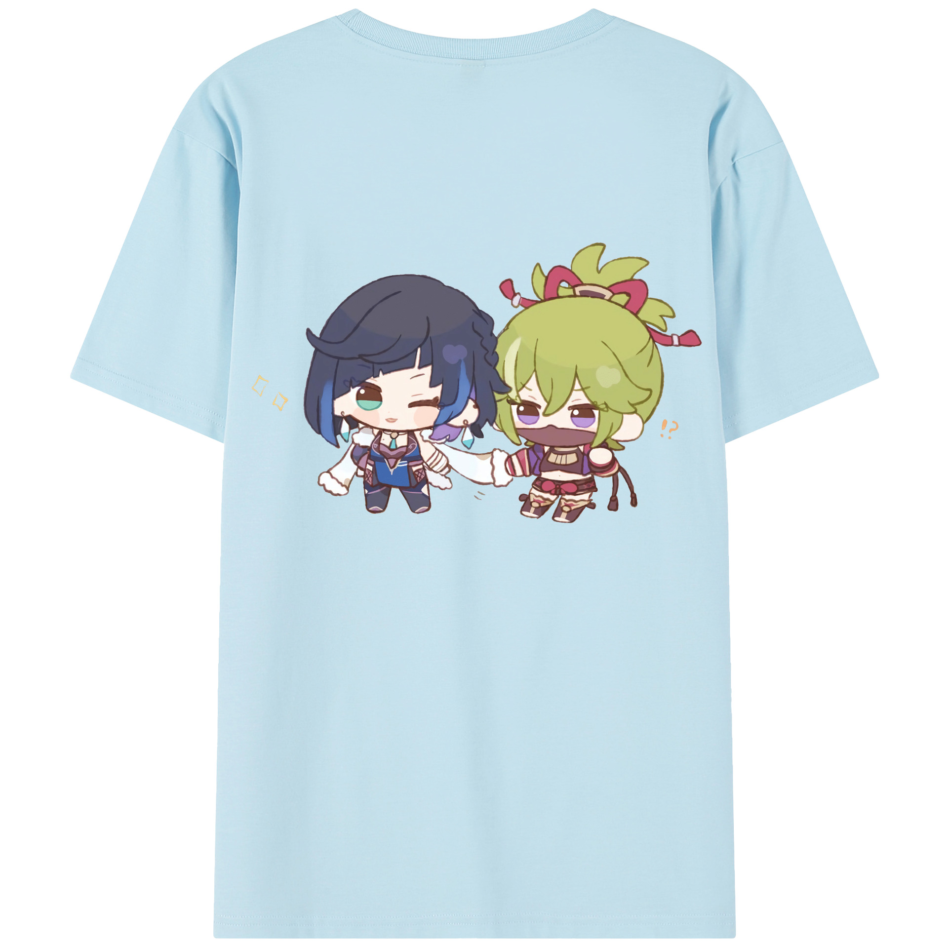 げんし神  久岐忍 くき しのぶ genshin Kuki Shinobu 綿100％半袖Tシャツ（背面プリント）